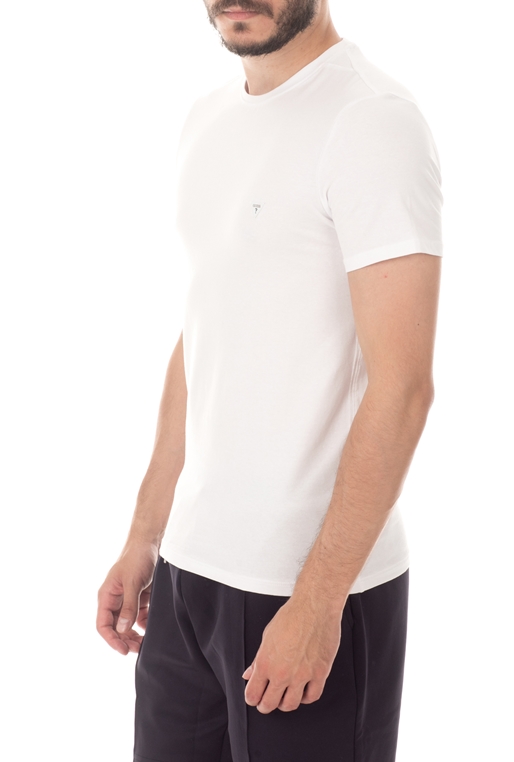 GUESS-Ανδρική κοντομάνικη μπλούζα GUESS λευκή